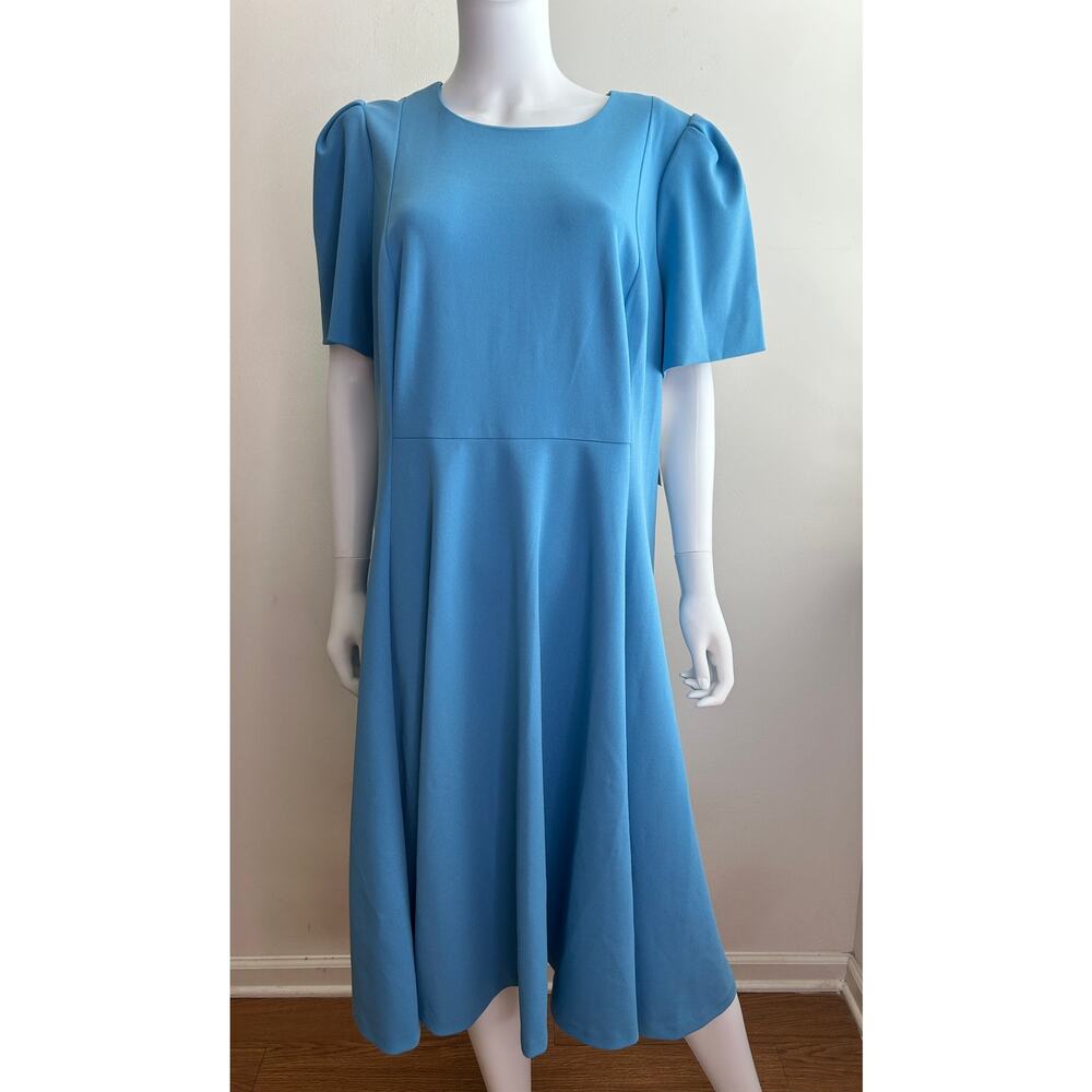 Calvin Klein‎ Short Sleeve Fit & Flare Dress Women 18W NWT